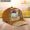 Joycorners Sheep Customized Name Brown Cap