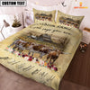 Joycorners Texas Longhorn God Says You Are Custom Name Bedding Set