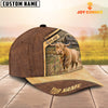 Joycorners Highland Cattle Customized Name Brown Farm Cap