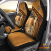 Joycorners Simmental Pattern Customized Name 3D Car Seat Cover Set (2PCS)