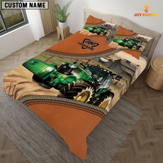 Joy Corners Tractor On The Farm Customized Name 3D Bedding Set