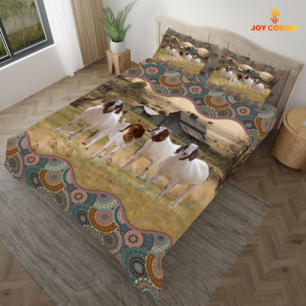 JoyCorners Boer Goat Vintage 3D Bedding Set – Joy Corner