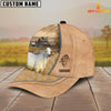 Joycorners Brahman Farming Light Brown Customized Name Cap