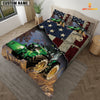 JoyCorners Tractor America Customized Name 3D Bedding Set