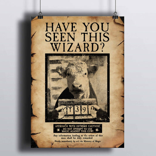 Joycorners Hereford The Wizard Portrait Canvas