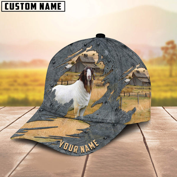 Joycorners Boer Goat Customized Name Cap