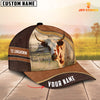 Joycorners Texas Longhorn Happy Face Customized Name Cap