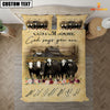 Joycorners Black Baldy God Says You Are Custom Name Bedding Set