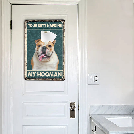 Joycorners Bulldog All Printed 3D Metal Sign