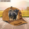 Joycorners Personalized Name Lowline Angus Cattle Cap