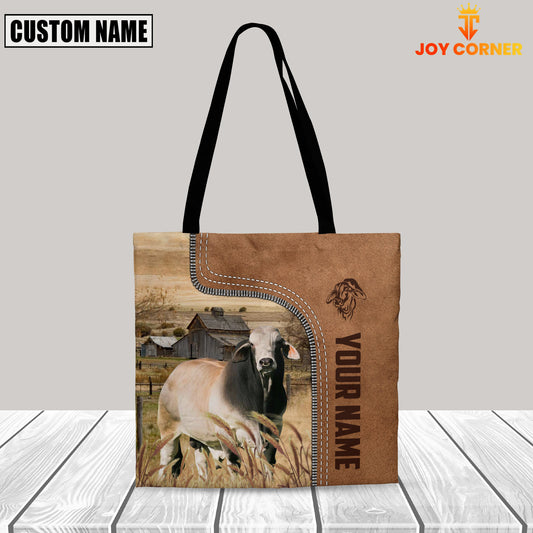 Joycorners Brahman Custom Name 3D Tote Bag