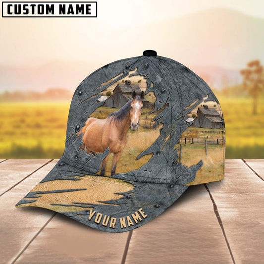 Joycorners Horse Customized Name Cap