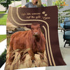 Joycorners Red Angus Live Like Someone Left The Gate Open Cattle Blanket