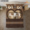 Joycorners Sheep In Heart Custom Name Bedding Set