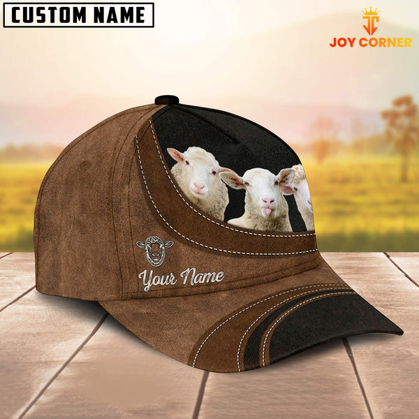 Joycorners Sheep Happiness Customized Name Cap