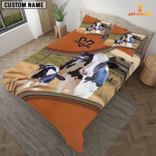 Joy Corners Holstein On The Farm Customized Name 3D Bedding Set
