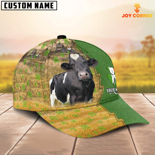 Joycorners Holstein Custom Name Patrick Day Cap