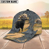 Joycorners Black Angus Customized Name Cap