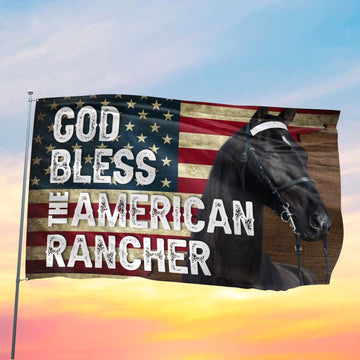 Joycorners GOD BLESS THE AMERICAN Tennessee Walker HORSE 3D Printed Flag