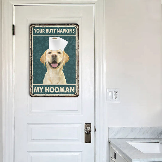 Joycorners Golden Labrador Retriever All Printed 3D Metal Sign