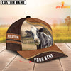 Joycorners Holstein Happy Face Customized Name Cap