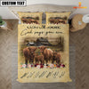 Joycorners Highland God Says You Are Custom Name Bedding Set