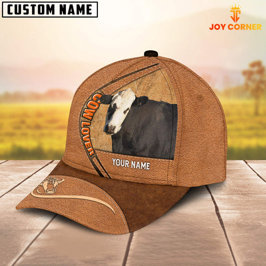 Joycorners Black Hereford Lover Customized Name 3D Cap