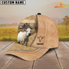 Joycorners Charolais Farming Light Brown Customized Name Cap