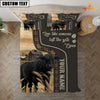 JoyCorners Black Angus Like Someone Left The Gate Open Customized Name 3D Bedding Set