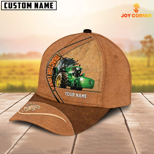 Joycorners Tractor Lover Customized Name 3D Cap