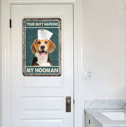 Joycorners Beagle All Printed 3D Metal Sign