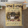 Joycorners Goat God Says You Are Custom Name Bedding Set