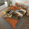 Joy Corners Simmental On The Farm Customized Name 3D Bedding Set