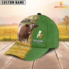 Joycorners Shorthorn Custom Name Patrick Day Cap