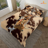 JoyCorners Texas Longhorn Hair Pattern 3D Bedding Set