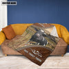 Joycorners Personalized Name Holstein Faith Family Farming Blanket