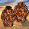 Joycorners Herd Of Red Angus Cattle All Over Printed 3D Shirts