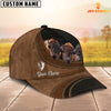 Joycorners Bison Brown Happiness Customized Name Cap