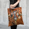 Joycorners Donkey Daisy Flower and Butterfly All Over Printed 3D Tote Bag