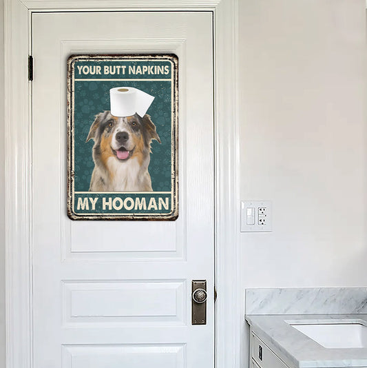 Joycorners Australian Shepherd All Printed 3D Metal Sign