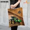 Joycorners Tractor Pattern Customized Name 3D Tote Bag