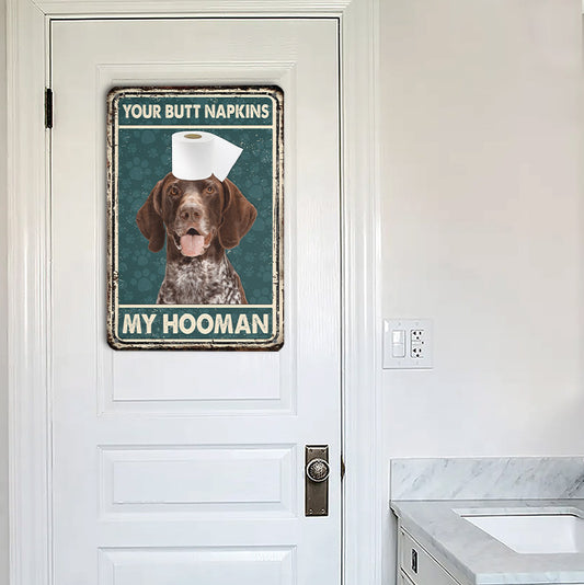 Joycorners German Shorthaired Pointer All Printed 3D Metal Sign