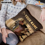 Joycorners Beefmaster Custom Name Leather Pattern Pillow Case