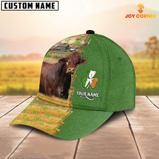 Joycorners Beefmaster Custom Name Patrick Day Cap
