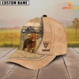 Joycorners Highland Farming Light Brown Customized Name Cap