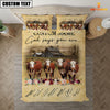 Joycorners Hereford God Says You Are Custom Name Bedding Set