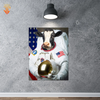 Joycorners Holstein Astronaut Portrait Canvas