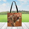 Joycorners Highlander Daisy Flower and Butterfly All Over Printed 3D Tote Bag