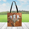 Joycorners Goat Daisy Flower and Butterfly All Over Printed 3D Tote Bag