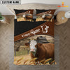 JoyCorners Simmental On The Field Customized Name 3D Bedding Set